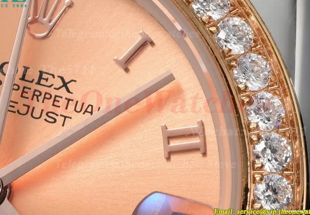 SS 28mm RG Datejust Rmn Dia Rose MY8215 GDF Gold 0420